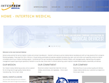 Tablet Screenshot of intertechmedical.com